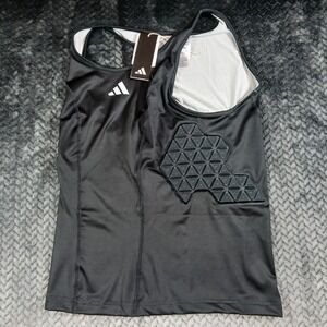 Adidas Men's Compression Black Padded Aeroready Tank IM3592 Shirt Size XL